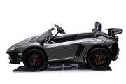 2027 24V XXL Licensed Lamborghini Aventador 200 Watts Brushless Motor electric 2 Seater Kids Ride On Cars Leather Seat Tubeless Air Tires