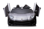 2027 24V XXL Licensed Lamborghini Aventador 200 Watts Brushless Motor electric 2 Seater Kids Ride On Cars Leather Seat Tubeless Air Tires