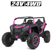 2026 XXL Dune Buggy 24V 2 Seater Kids Ride On Car 4x4 With Remote Control Adjustable Seat Rubber Tires