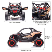 CAN AM MAVERICK Black 24V KING TOYS