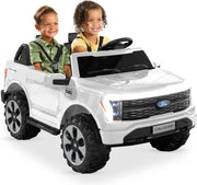 Licensed 24V Ford F150 Lighting Edition Kids Ride on 2 Seater Truck, Rubber Tires with Remote Control