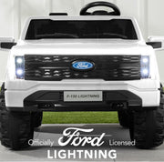 Licensed 24V Ford F150 Lighting Edition Kids Ride on 2 Seater Truck, Rubber Tires with Remote Control