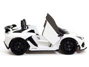 KINGTOYS.ca 2027 Licensed Upgraded 24V Lamborghini SVJ Drifting Kids Ride-On 2 seater Car With RC