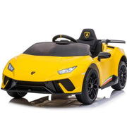 Lamborghini Aventador Svj 12v Kids Ride sur la voiture avec télécommande rouge