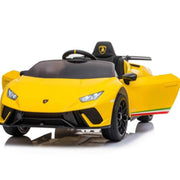 Lamborghini Aventador Svj 12v Kids Ride sur la voiture avec télécommande rouge