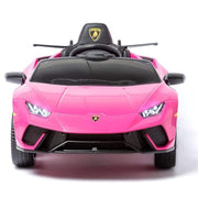 Lamborghini Aventador Svj 12v Kids Ride sur la voiture avec télécommande rouge