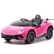 Lamborghini Aventador Svj 12v Kids Ride sur la voiture avec télécommande rouge