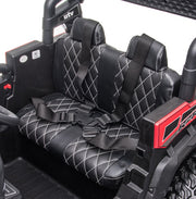 24V Power Mx Dune Buggy Kids Ride On 2 Seater Car 4WD, Rubber Tires Leather Seat With RC