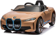 Complete Edition 12V Licensed BMW I4 Kids and Toddlers 4WD Ride on Car, RC