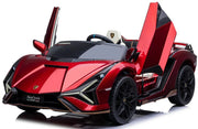 2026 Licensed 24V Luxurious Lamborghini Sian Kids Ride On Sport Car, Rubber Tires, Leather Seat, with Remote Control