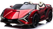 2026 Licensed 24V Luxurious Lamborghini Sian Kids Ride On Sport Car, Rubber Tires, Leather Seat, with Remote Control