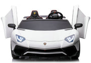 2027 24V XXL Licensed Lamborghini Aventador 200 Watts Brushless Motor electric 2 Seater Kids Ride On Cars Leather Seat Tubeless Air Tires