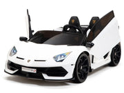 KINGTOYS.ca 2027 Licensed Upgraded 24V Lamborghini SVJ Drifting Kids Ride-On 2 seater Car With RC