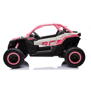 2027 Officially Licensed 2x24V LX Performance Can-Am Maverick 4WD Edition 2-Seater Pack Kids Ride on Buggy Eva Wheels Leather Seats RC