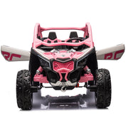 2027 Officially Licensed 2x24V LX Performance Can-Am Maverick 4WD Edition 2-Seater Pack Kids Ride on Buggy Eva Wheels Leather Seats RC