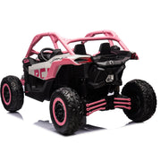 2027 Officially Licensed 2x24V LX Performance Can-Am Maverick 4WD Edition 2-Seater Pack Kids Ride on Buggy Eva Wheels Leather Seats RC