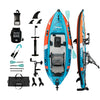 Nautiqua ARUBA Deluxe Fishing Inflatable Pedal Kayak KingToys KINGTOYS.ca