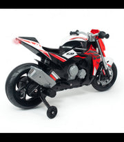 2025 Officially Licensed Honda Naked Edition 12V Motorcycle | Removable, Rear Stabilizing Wheels | INJUSA