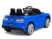 KINGTOYS.ca 12V Chevrolet Camaro 2SS Kids Ride On One Seater Electric Car with Leather Seat, Rubber Tires and RC