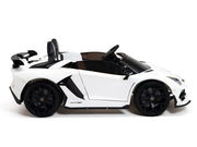 KINGTOYS.ca 2027 Licensed Upgraded 24V Lamborghini SVJ Drifting Kids Ride-On 2 seater Car With RC