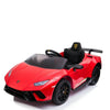 Lamborghini Aventador Svj 12v Kids Ride sur la voiture avec télécommande rouge