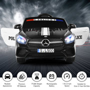 2023 12V Mercedes-Benz SL500 Kids Ride On Police Car with LED Siren Lights with Remote Control