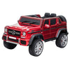 24V Mercedes Benz AMG G63 G Wagon 2 places pour enfants Ride sur la voiture avec télécommande noire