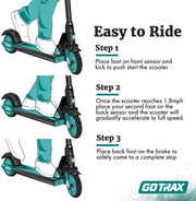 Gotrax GKS Electric Scooter for Kid Ages 6-12Y 6" Solid Rubber Wheel Lightweight Aluminum Frame