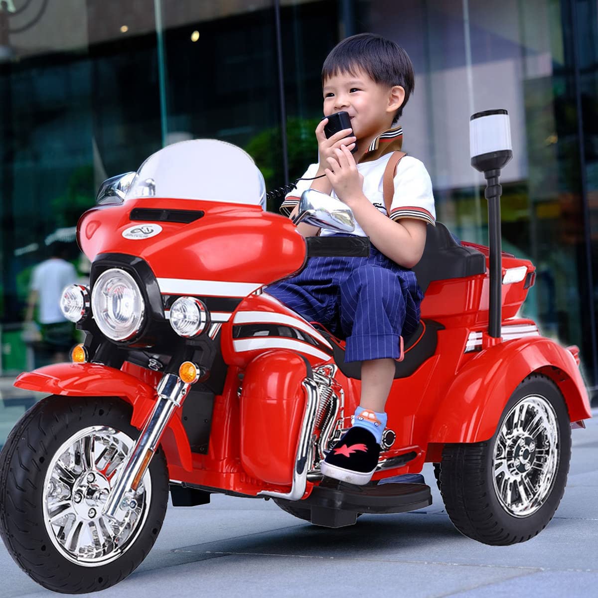 12V pour les enfants rouler sur la moto de la police de la moto –