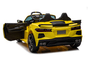 Lamborghini Aventador SVJ 12v Kids Ride sur la voiture avec télécommande jaune