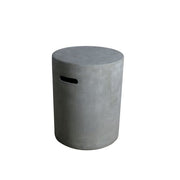 Elementi Round Tank Cover - Grey Smooth Finish