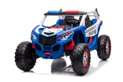 2024 24V Police Dune Buggy 2 Seater Ride On Cars 4x4 With Remote Control
