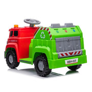 12V Ride On Recycling Truck 1 Seater Remote Control With Garbage Sorting Trunk and Sound Effects