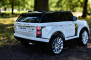 Ranget Range Rover HSE HSE 2 places 12v Kids Ride sur la voiture avec télécommande blanc