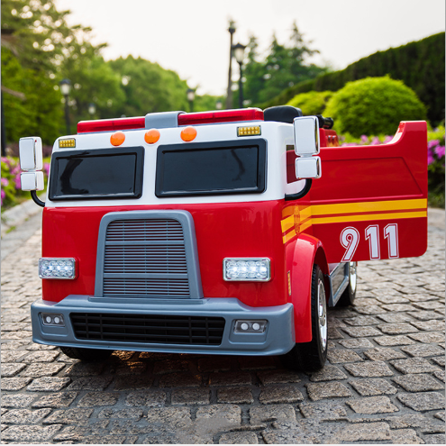 Battery powered fire truck on sale