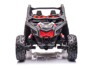 12v/14ah Officially Licensed LX Performance Can-Am Maverick 4WD Edition 2-Seater Pack Kids Ride on Buggy Eva Wheels Leather Seats RC