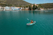 Aqua Marina Laxo-285 Recreational Kayak 1 Person. Inflatable Deck. Kayak Paddle Included