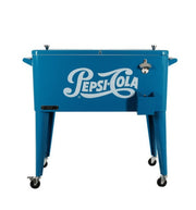 Permasteel Patio Cooler Pepsi-Cola Styling - 80QT - BLUE