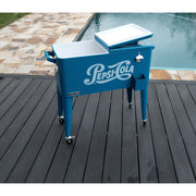 Patio Cooler Pepsi-Cola Styling - 80qt - Bleu