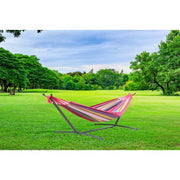 High Quality Hammock with Space Saving Steel Stand Includes Portable Carrying Case