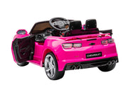 2024 Licensed 12V Chevrolet Camaro 2SS Kids Ride On 1 Seater Cars Leather Seat & Rubber Tires RC