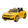 2024 Licensed 12V Chevrolet Camaro 2SS Kids Ride On 1 Seater Cars Leather Seat & Rubber Tires RC
