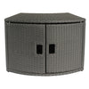 MSpa Wicker Cabinet Storage Unit [for round spa] KINGTOYS.ca