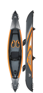 Aqua Marina Tomahawk AIR-K375 DWF High-end Double Action Pump, Zip Backpack, Kayak 1 person