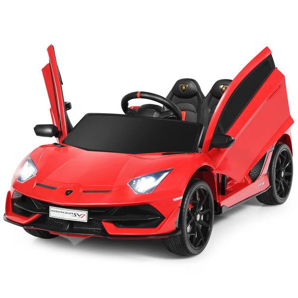 Lit d'enfant voiture de course Aventador 90x190cm Rouge et LED