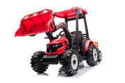 24V Rhino Tractor Ride on for Kids with Parental RC and Wagon