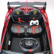 2024 Lamborghini Veneno 24V (2x12V) Ride On Cars 4x4 Upgraded Leather Seats Rubber Tires with Remote Control