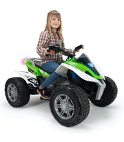 XXL Rage Edition 24V (2*12V) Kids Ride-On ATV/Quad | Rubber Wheels/10kmh | INJUSA