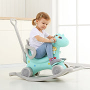 Toddlers and Infants Rocking/Foot to Foot Ride on Horse with Handle, Music , Ball Frame