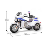 12V pour les enfants rouler sur la moto de la police de la moto